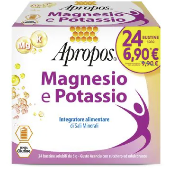 Apropos Vita+ Magnesio e Potassio 24 Buste (Scadenza 06/2025)
