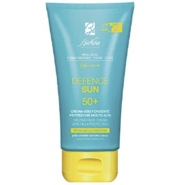 Defence Sun Crema Fondente SPF 50+ da 50ml - Protezione solare ad elevata efficacia per pelle sensibile