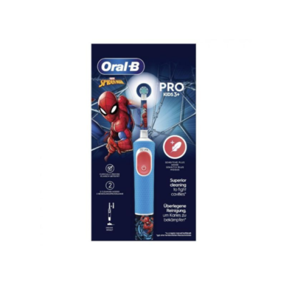 Oral-B Pro Spiderman Spazzolino Elettrico + 1 Testina Di Ricambio