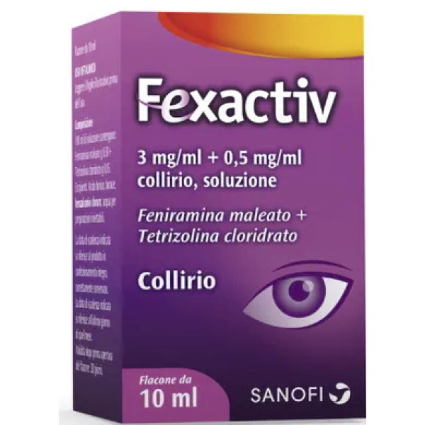 Fexactiv (SCAD.06/2025) Collirio Antistaminico Singolo Flacone da 10 ml
