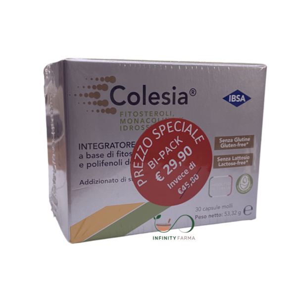 Colesia Soft Gel Bipack Confezione 30 + 30 Capsule