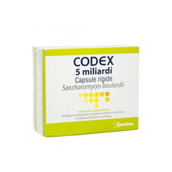 Codex (SCAD.12/2025) - 30 Capsule 5 Miliardi 250 mg - Fermenti Lattici 