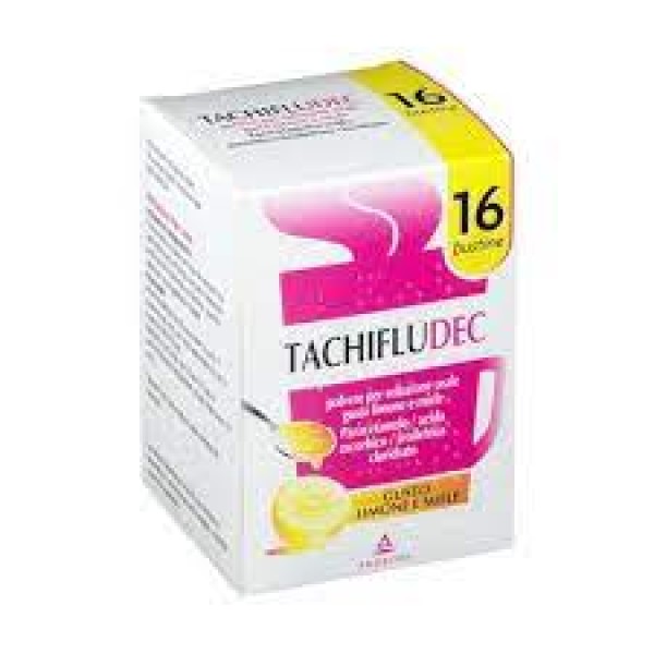 Tachifludec 16 Buste (SCAD.08/2025) Gusto Miele e Limone 