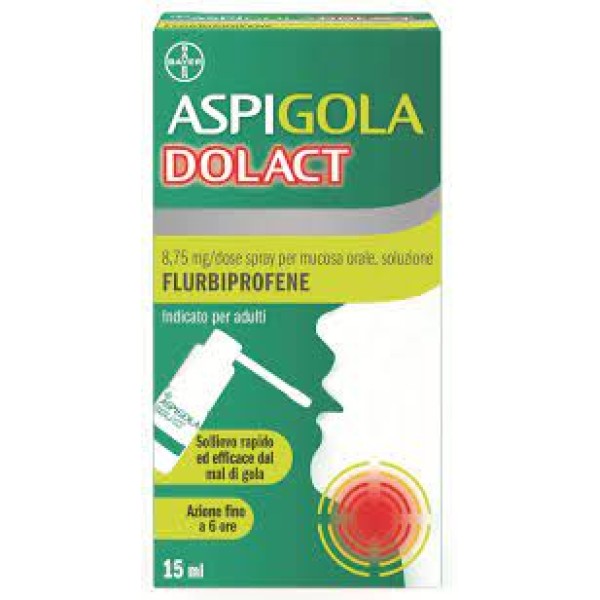 AspigolaDolAct Spray 15ml a base di Flurbiprofene 