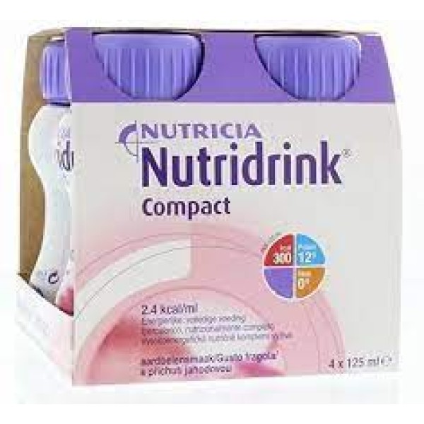 Nutridrink Compact Fragola 4X125 ml
