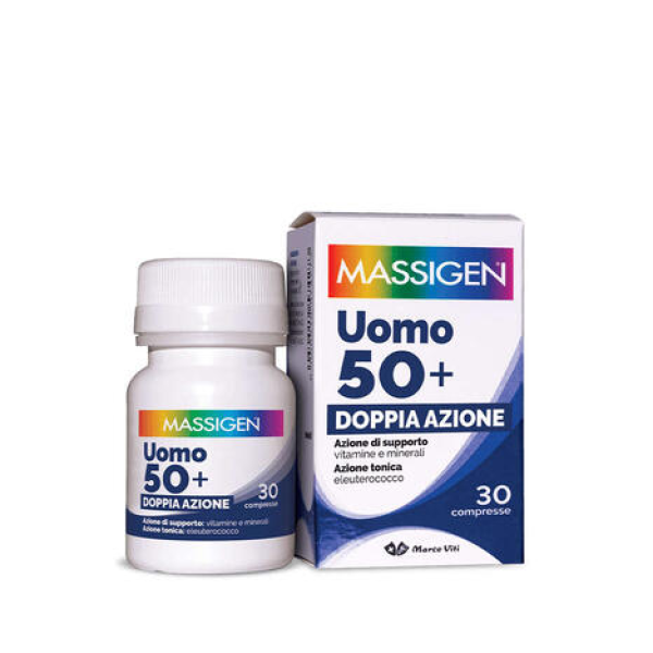 Massigen Multivitaminico Uomo 50+ 30 compresse (SCAD.06/2027)