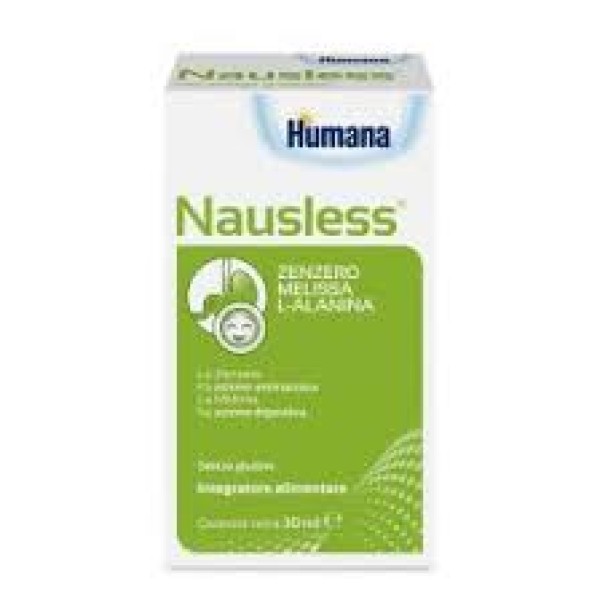 Nausless Humana 30 ml (SCAD.09/2024) Integratore a base di Zenzero e Melissa