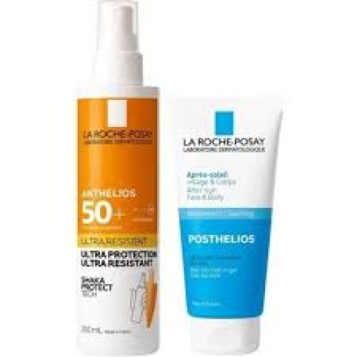 La Roche Posay Anthelios Latte Solare Spray Idratante Spf 50+ 200 ml + Doposole 75 ml