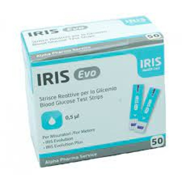 Iris Evo Strisce Glicemia 50 pezzi