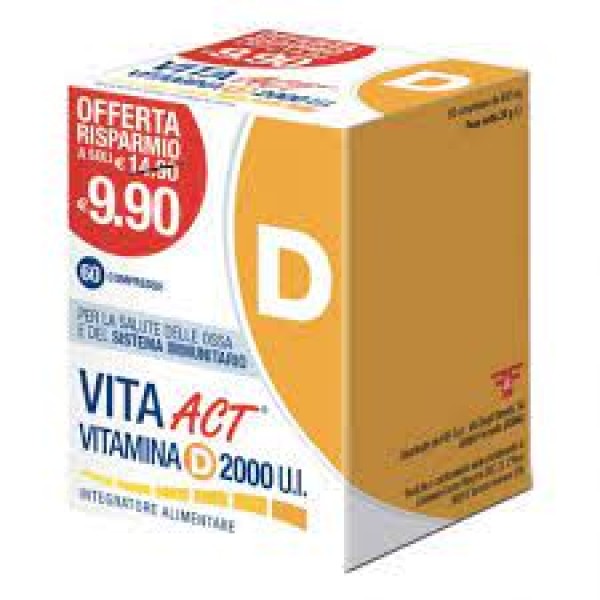 Vitamina D Act 2000 UI 60 Compresse