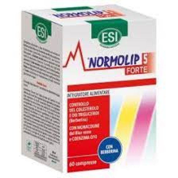 Esi Normolip 5 Forte 60 Compresse (SCAD.05/2026) Integratore per il Colesterolo 