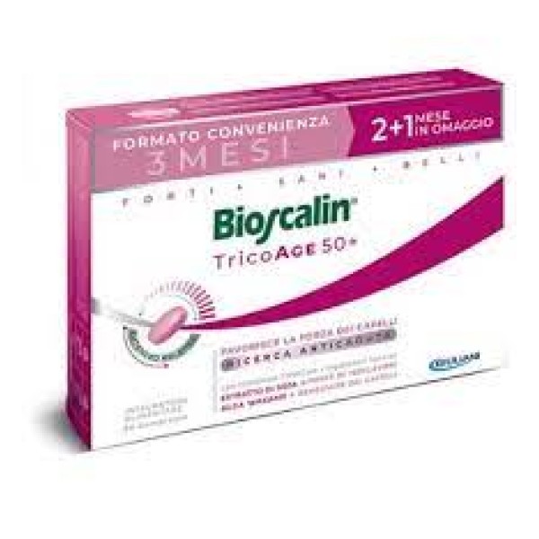 Bioscalin Tricoage 90 compresse (2+1) Scad. 10/2025 Integratore Per la caduta dei Capelli 