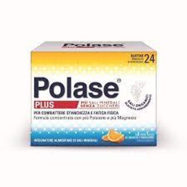 Polase Plus 24 Buste (SCAD.12/2026) Integratore magnesio e potassio Senza Zucchero