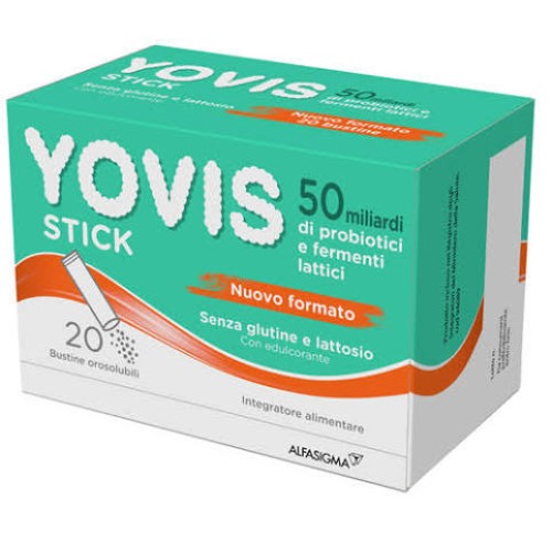 Yovis 20 Bustine Stick-Integratore per l'Equilibrio della Flora Intestinale