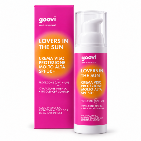 Goovi Crema Solare Viso spf 50 Lovers in the Sun 50 ml
