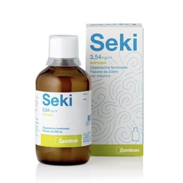 Seki Sciroppo per Tosse Secca  200 ml 3,54mg/ml (SCAD.08/2027)