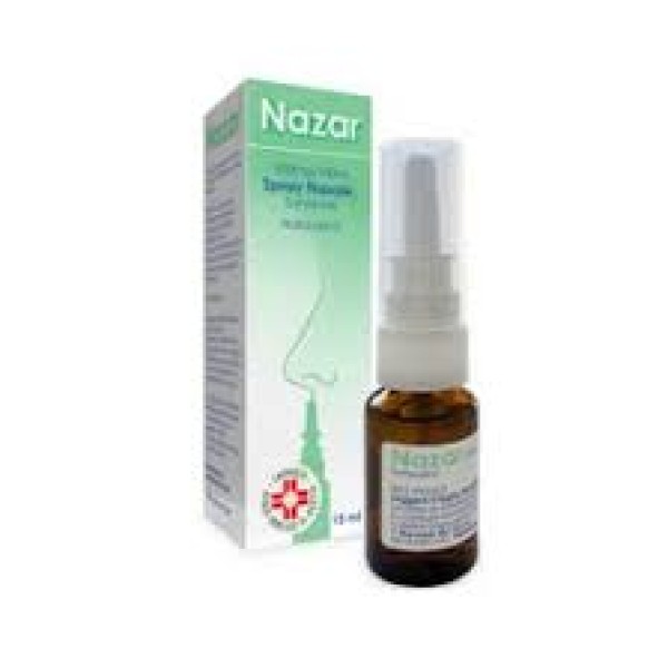 Nazar Spray Decongestionante Nasale 15ml 100mg/100 (SCAD.01/2027)