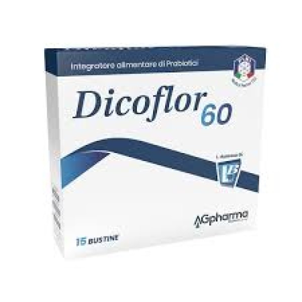 Dicoflor 60 - Integratore  a base di fermenti lattici - 15 Bustine 