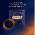Durex Nude Sensation Preservativi In Nitrile Ultra Sottili Extra Lubrificati XL 6 Pezzi