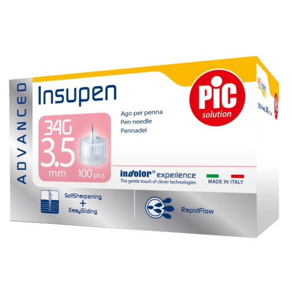 Pic Insupen Advance ago G34 da 3,5 mm 100 pezzi (SCAD.01/2030)