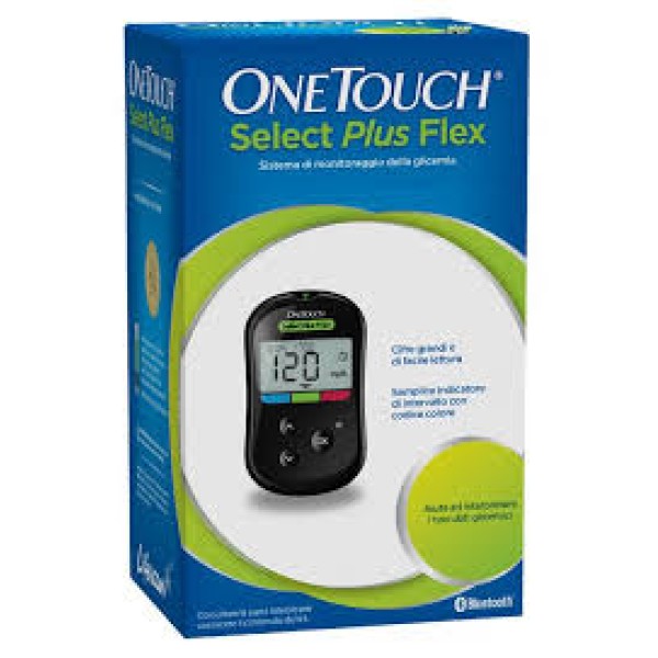 Glucometro One Touch Select Plus Flex Kit - Misuratore di glicemia 