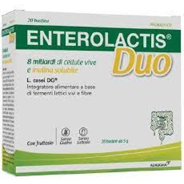 Enterolactis Duo Granulato 20 Bustine (SCAD.10/2025) - Integratore si fermenti lattici vivi