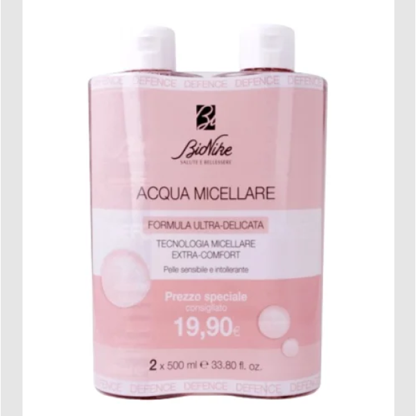 Bionike Defence Acqua Micellare Bi-Pack 500ml+500ml (SCAD.03/2028)