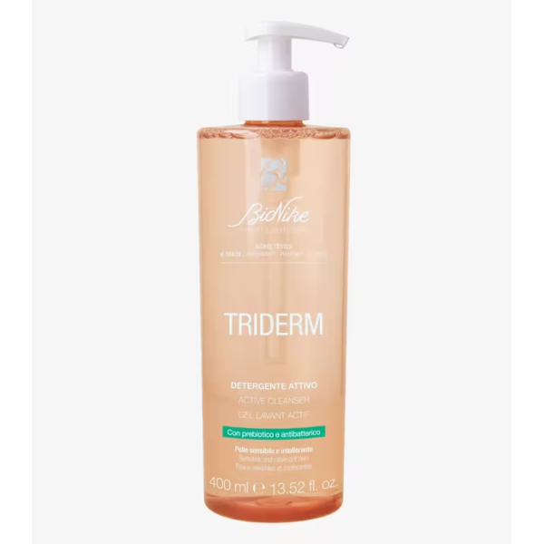 BioNike Triderm Detergente Attivo Con prebiotico e antibatterico 400 ml