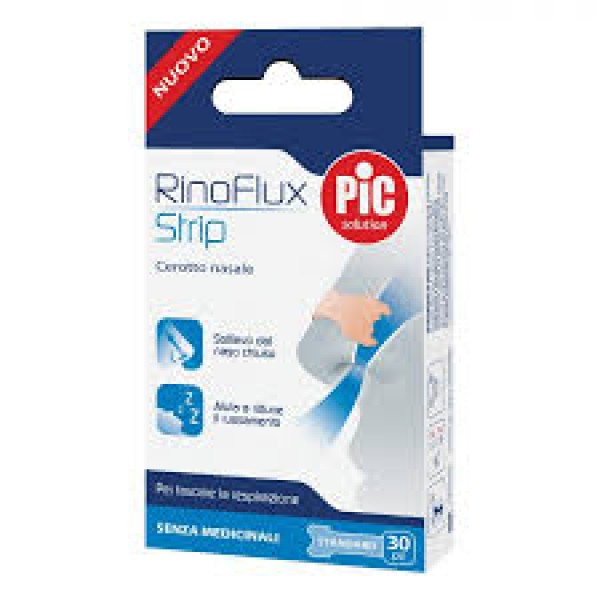 Pic RinoFlux Strip Cerotti Nasali Misura Standard 56x18mm 30 Pezzi (SCAD.05/2030)