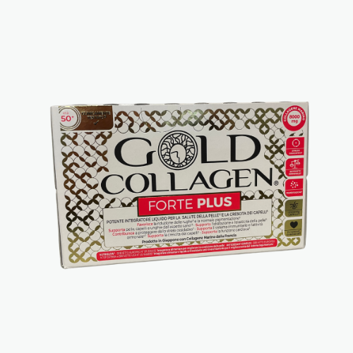 Gold Collagen Forte Plus - Nuova Formulazione con 8000mg di Collagene (SCAD.11/2027)