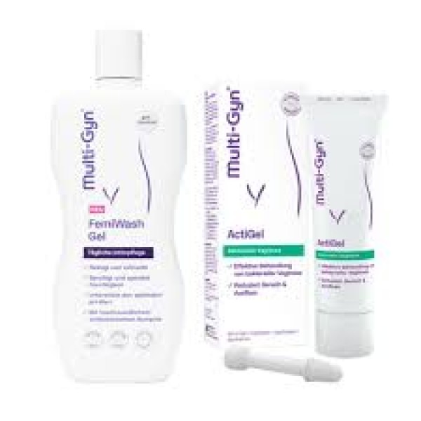 Multi-Gyn Duo ActiGel per Vaginosi Batterica 50ml + FemiWash Gel Detergente Intimo Donna 220ml
