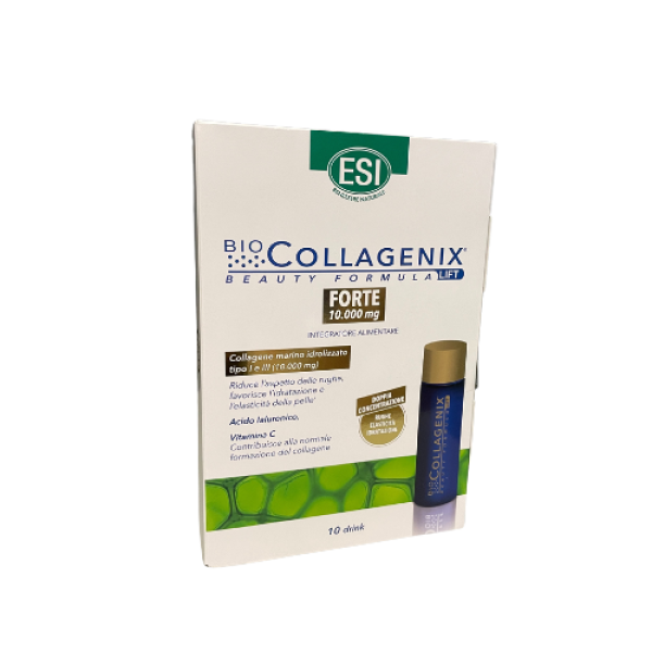 ESi Biocollagenix Forte 10 Drink (SCAD.05/2026) Integratore A base di Acido Ialuronico 