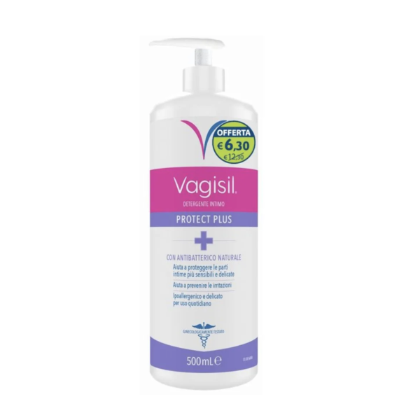 Vagisil Protect Plus Detergente Intimo pH 4,8, 500ml