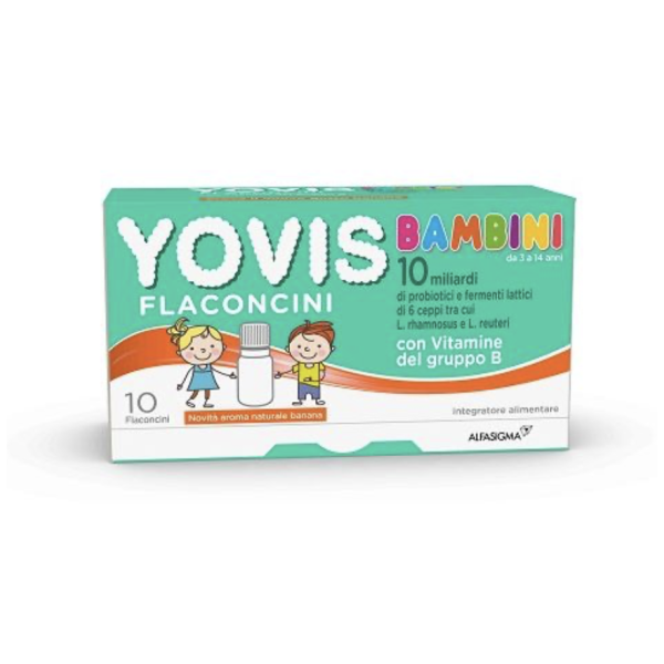 Yovis Flaconcini Bambini Gusto Banana 10 pezzi 10 ml  (SCAD.05/2026)