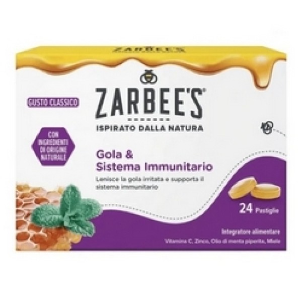 Zarbee's Gola & Sistema Immunitario 24 Pastiglie (SCAD.04/2028) 