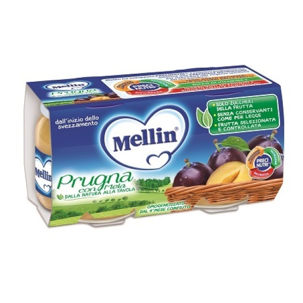 MELLIN-OMO PRUGNA/MELA 2X100
