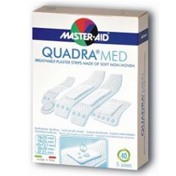 Master-Aid Quadra Med 40 Cerotti Assortiti di varie dimensioni (SCAD.04/2028)