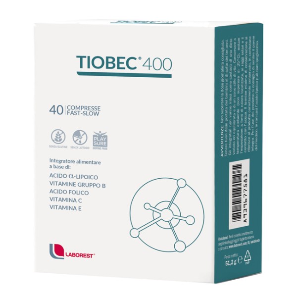 Tiobec 400 Retard 40 Compresse 