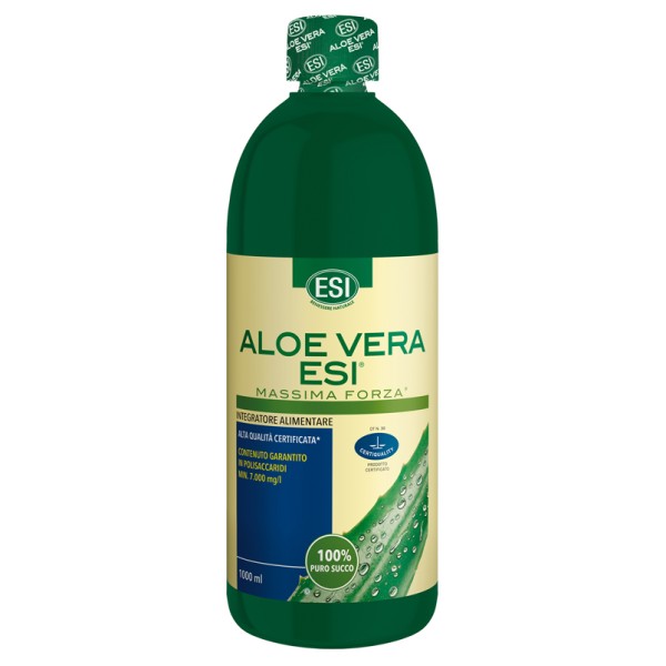 Esi Aloe Vera Succo 1000 ml . Integratore ad azione Depurativa