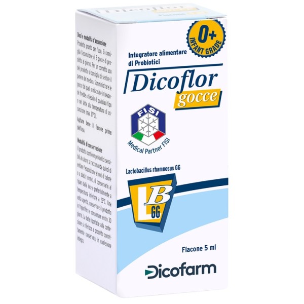Dicoflor gocce 5 ml (Scad. 10/2025) Fermenti lattici vivi