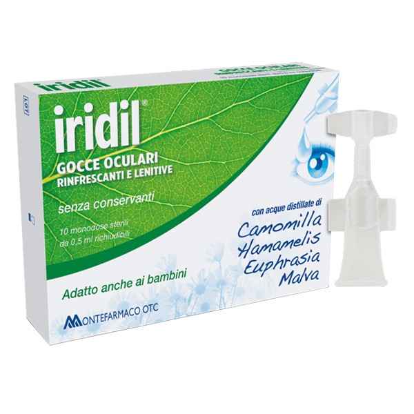 Iridil Gocce Oculari 10 Flaconi monodose 0,5 ml (SCAD.03.2026)