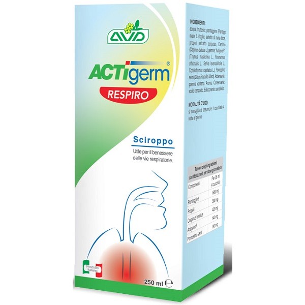 ACTIGERM RESPIRO SCIROPPO250ML