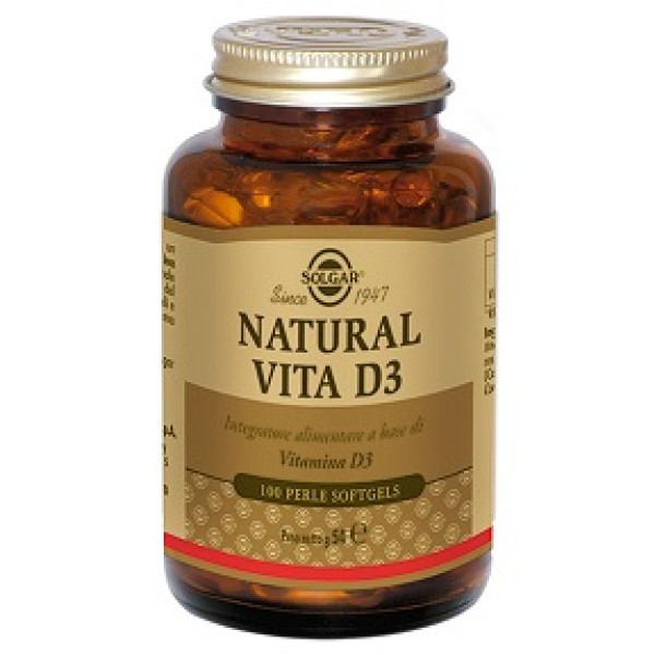 Solgar Natural Vita D3 100 perle 