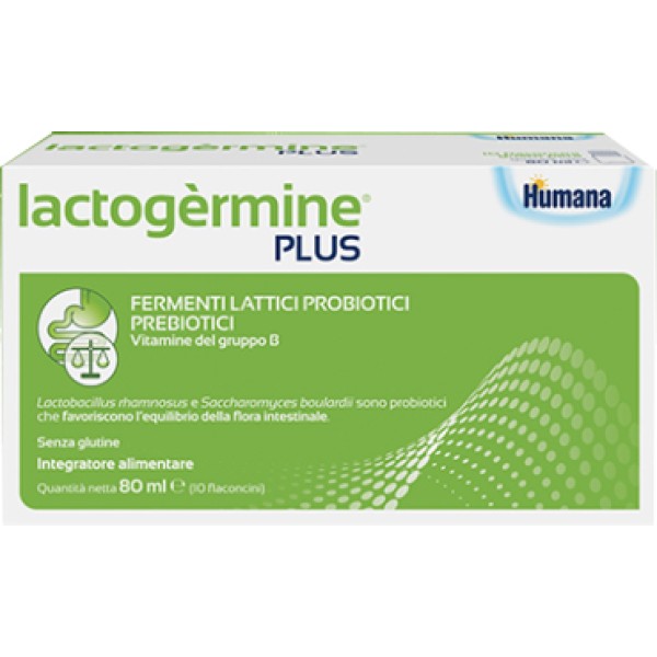 Lactogermine Plus 10 Flaconi (SCAD.04/2024) Fermenti Lattici vivi