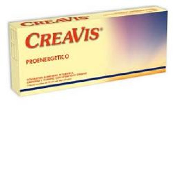 CreaVis 7 Flaconi 10ml Integratore per Energia fisica e mentale