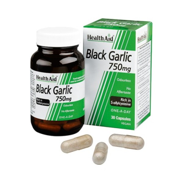 BLACK GARLIC 750MG 30CPS