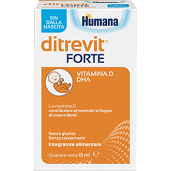Ditrevit Forte 15 ml (SCAD.09/2025) - Integratore a base di Vitamina D e DHA