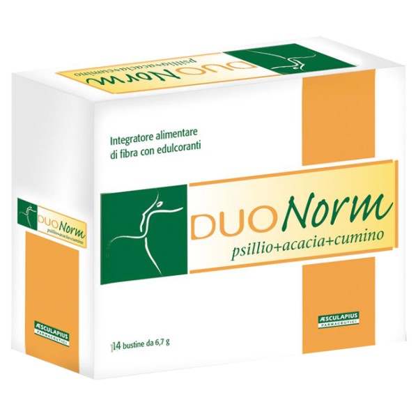 Duonorm 14 Buste   (Scad.02/2025)   Integratore Alimentare contro Stipsi e Gonfiore