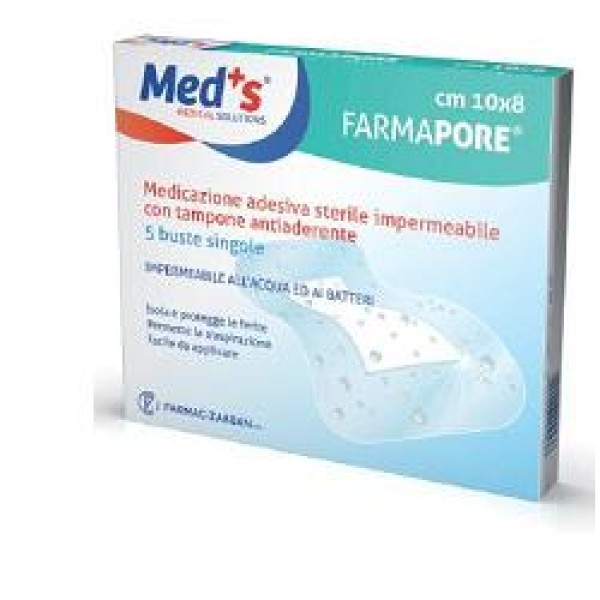 MEDS PORE MEDIC ADES 10X12CM 5