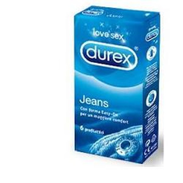 Durex Profilattici Jeans Easyon 6 pezzi (SCAD.05/2027)